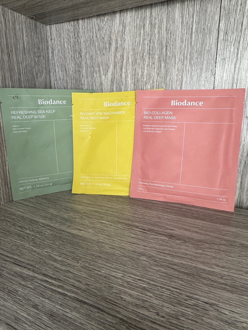 3 Biodance Real Deep Masks